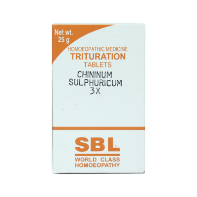 SBL Chininum Sulphuricum 3X Tablet 25 gm