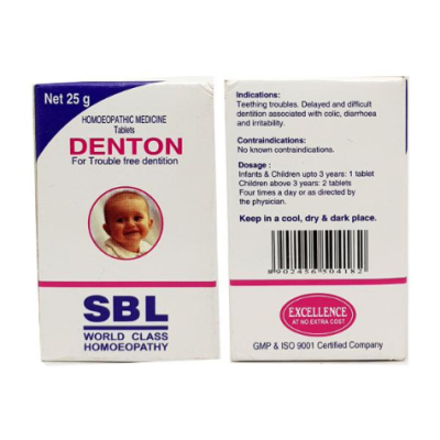 SBL Denton Tablets 25 gm