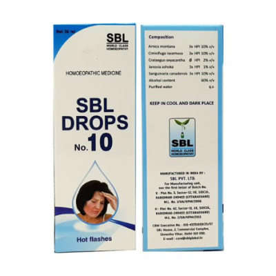 SBL Drops No. 10 (Hot Flashes) 30 ml
