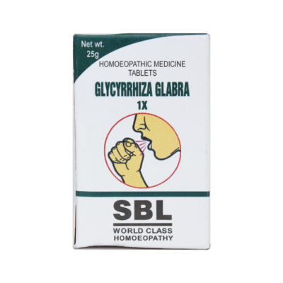 SBL Glycyrrhiza Glabra 1X Tablet 25 gm