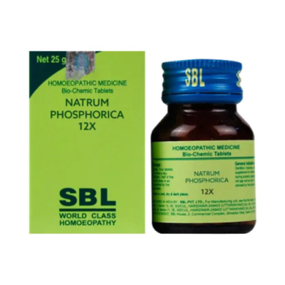 SBL Natrum Phosphoricum 12X Tablet 25 gm