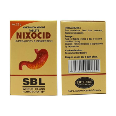 SBL Nixocid Tablets 25 gm