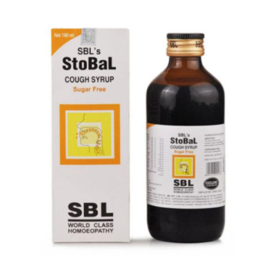 SBL Stobal Cough Syrup Sugar Free 180 ml