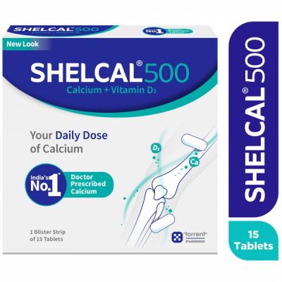 Shelcal 500 Calcium+Vitamin D3 Tablet