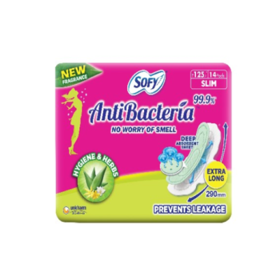 Sofy Antibacteria Extra Long Pads (XL) - Slim 14's