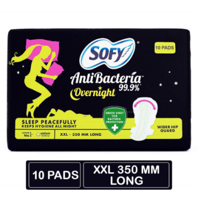 Sofy Antibacteria Overnight Pads (XXL) 10's