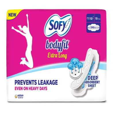 Sofy Bodyfit Extra Long Pads (XL) 18's