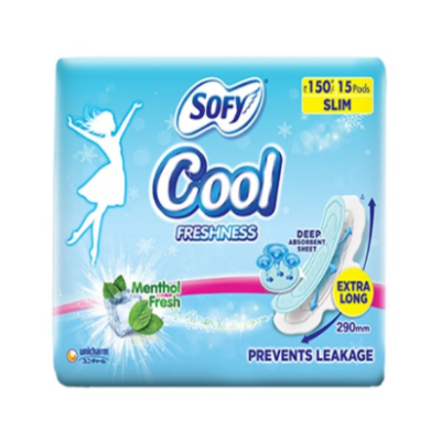 Sofy Cool Extra Long Pads (XL) 15's