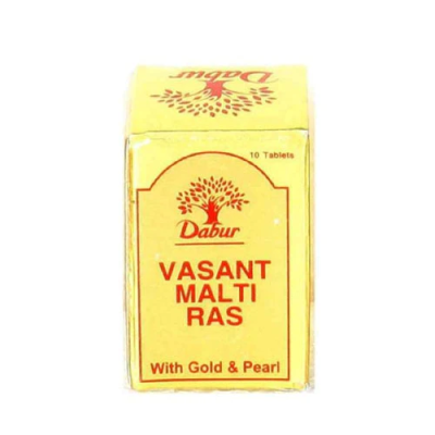 Dabur Basant Malti Ras (Gold) 10Tabs