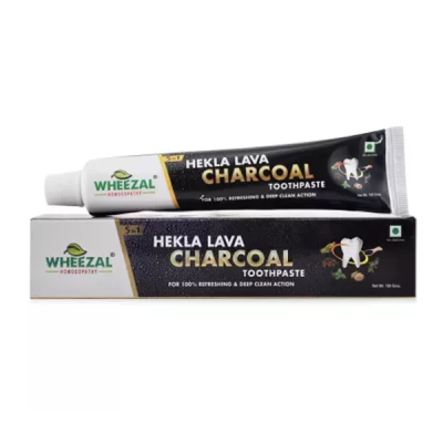 Wheezal Hekla Lava Charcoal Toothpaste 100 gm
