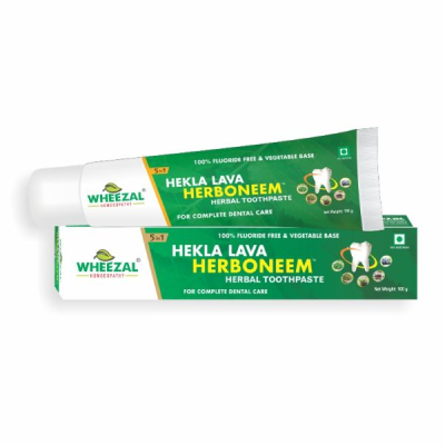 Wheezal Hekla Lava Herboneem Herbal Toothpaste 100 gm