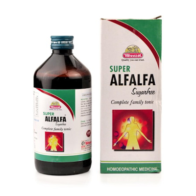 Wheezal Super Alfaalfa (Sugar Free) Tonic 200 ml