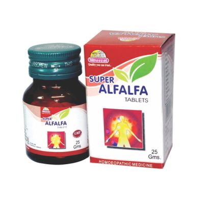 Wheezal Super Alfaalfa Tablet 25 gm