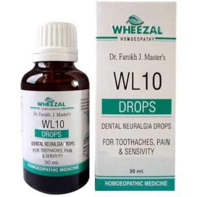 Wheezal Wl-10 Dental Neuralgia Drops 30ML