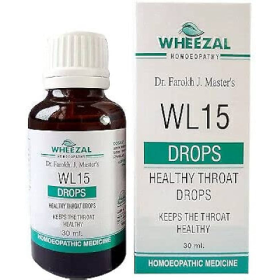Wheezal Wl-15 Healthy Throat Drops 30ML