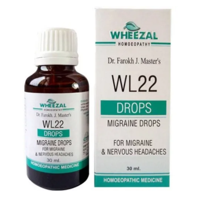 Wheezal Wl-22 Migraine Drops 30ML