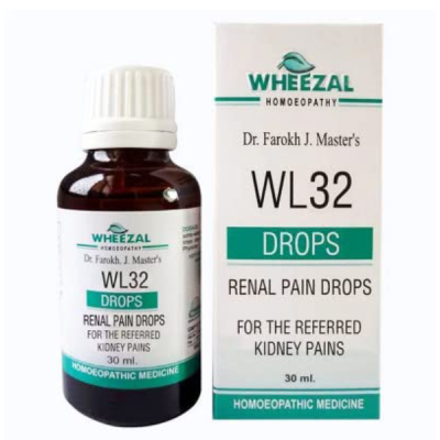 Wheezal Wl-32 Renal Pain Drops 30ML