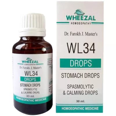 Wheezal Wl-34 Stomach Drops 30ML