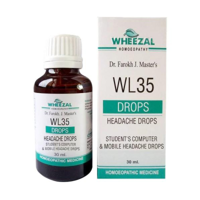 Wheezal Wl-35 Student's Headache Drops 30ML