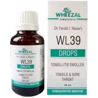 Wheezal Wl-39 Tonsillitis Drops 30ML