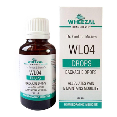 Wheezal Wl-4 Backache Drops 30ML