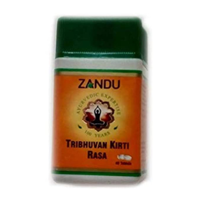 Zandu Tribhuvan Kirti Ras Tablet 40's