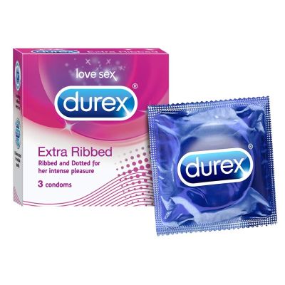 Durex Extra Ribbed Condoms