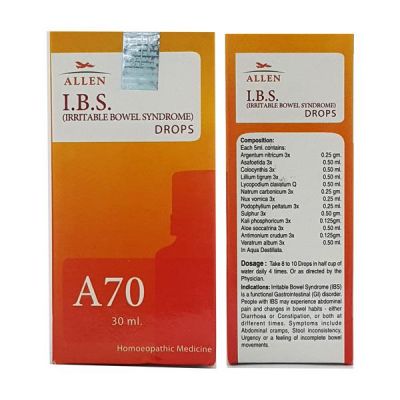 Allen A70 I.B.S.(Irritable Bowel Syndrome) Drops 30 ml