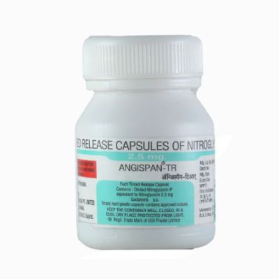Angispan Tr 2.5mg Bottle Of 25 Capsules