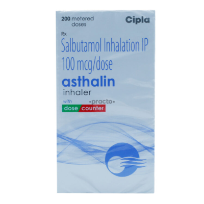 Asthalin 100mcg Box Of 200md Metered Dose Inhaler