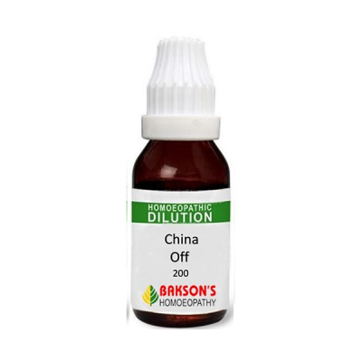 Bakson's China Off 200 CH Liquid 30 ml