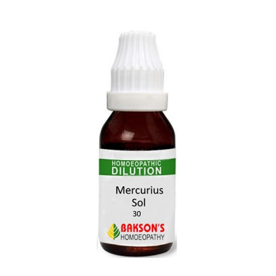 Bakson's Mercurius Sol 30 CH Liquid 30 ml