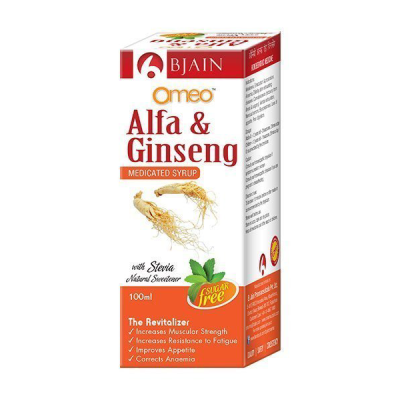 Bjain Omeo Alfa Ginseng Sugar Free Syrup 100 ml