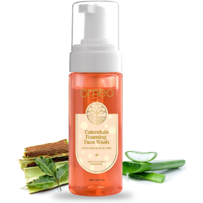 Bjain Omeo Calendula Foaming Face Wash - Neem & Aloe Vera 150 ml