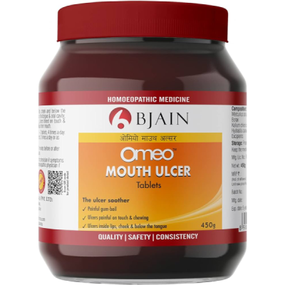 Bjain Omeo Mouth Ulcer Tablet 450 gm