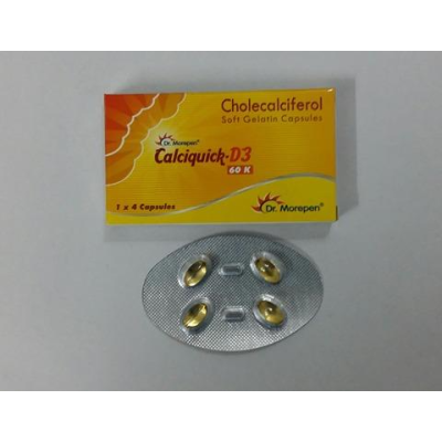 Calciquick D3 60k Strip Of 4 Capsules