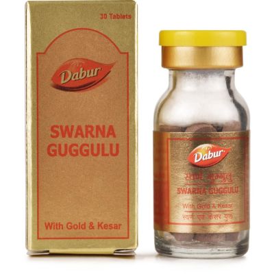 Dabur Swarna Guggulu with Gold & Kesar Tablet 30's