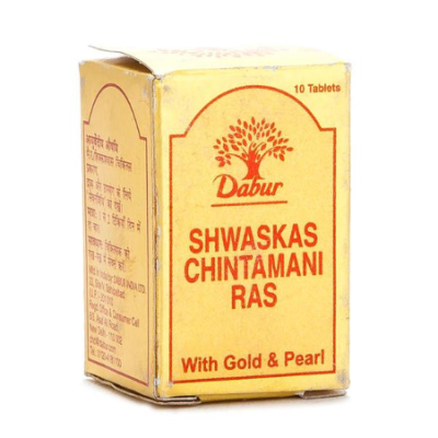 Dabur Shwaskas Chintamani Ras Tablet 10's