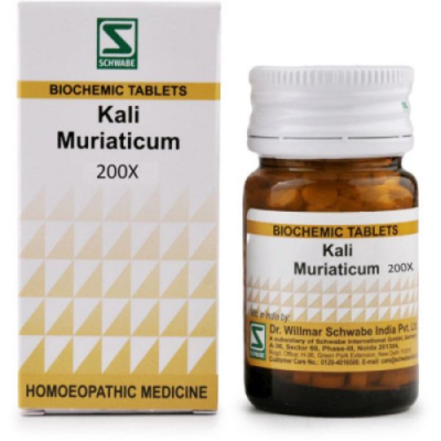 Dr. Willmar Schwabe Kalium Muriaticum 200X Tablet 20 gm