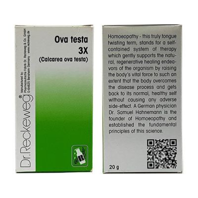 Dr. Reckeweg Ova Testa 3X Tablet 20 gm