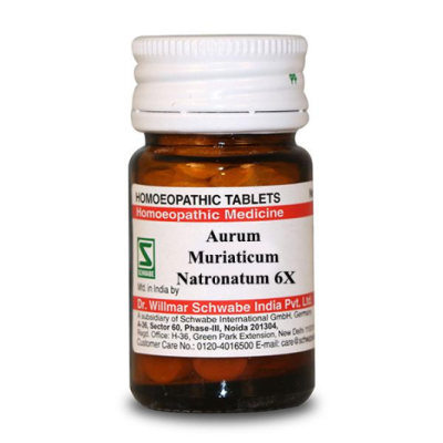Dr. Willmar Schwabe Aurum Muriaticum Natronatum 6X Tablet 20 gm