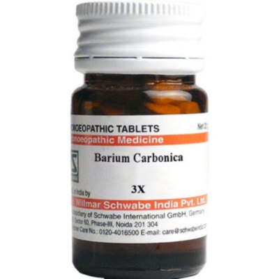 Dr. Willmar Schwabe Baryta Carbonica (Barium Carb) 3X Tablet 20 gm