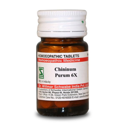 Dr. Willmar Schwabe Chininum Purum 6X Tablet 20 gm