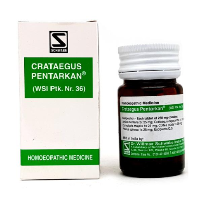 Dr. Willmar Schwabe Crataegus Pentarkan 1X Tablet 20 gm