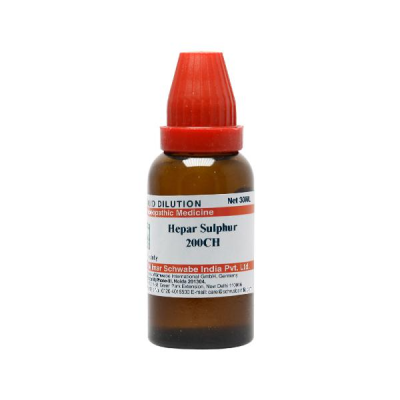 Dr. Willmar Schwabe Hepar Sulphur 200CH Liquid 30 ML