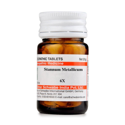 Dr. Willmar Schwabe Stannum Metallicum 6X Tablet 20 gm