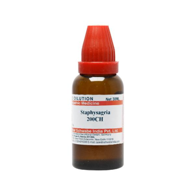Dr. Willmar Schwabe Staphysagria 200CH Liquid 30 ML