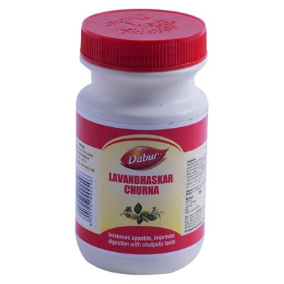 Dabur Lavanbhaskar Churna 3gm 100 sachet jar