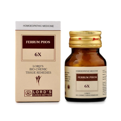 Lord's Bio-Chemic Ferrum Phos 6X Tablet 25 gm