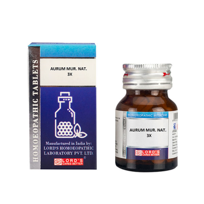 Lord's Trituration Aurum Mur Nat 3X Tablet 25 gm